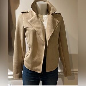 Philosophy Tan Suede Jacket